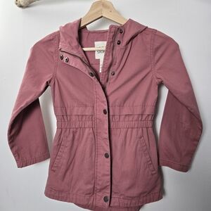 Charming Kids' Rose Color Birch And Stone Jacket
